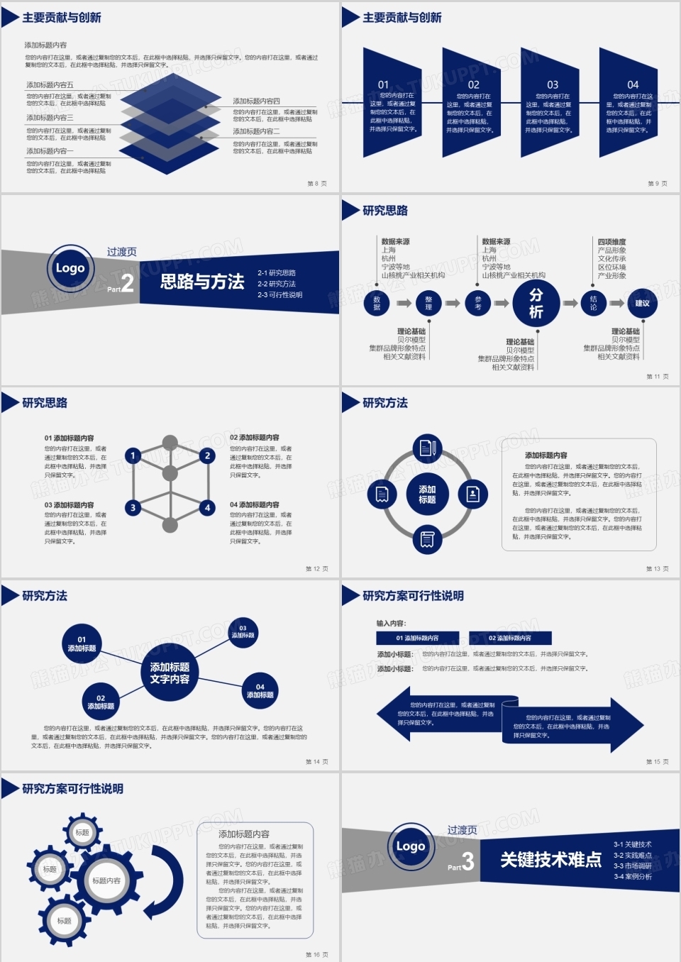 简介大气环境毕业论文答辩PPT模板下载